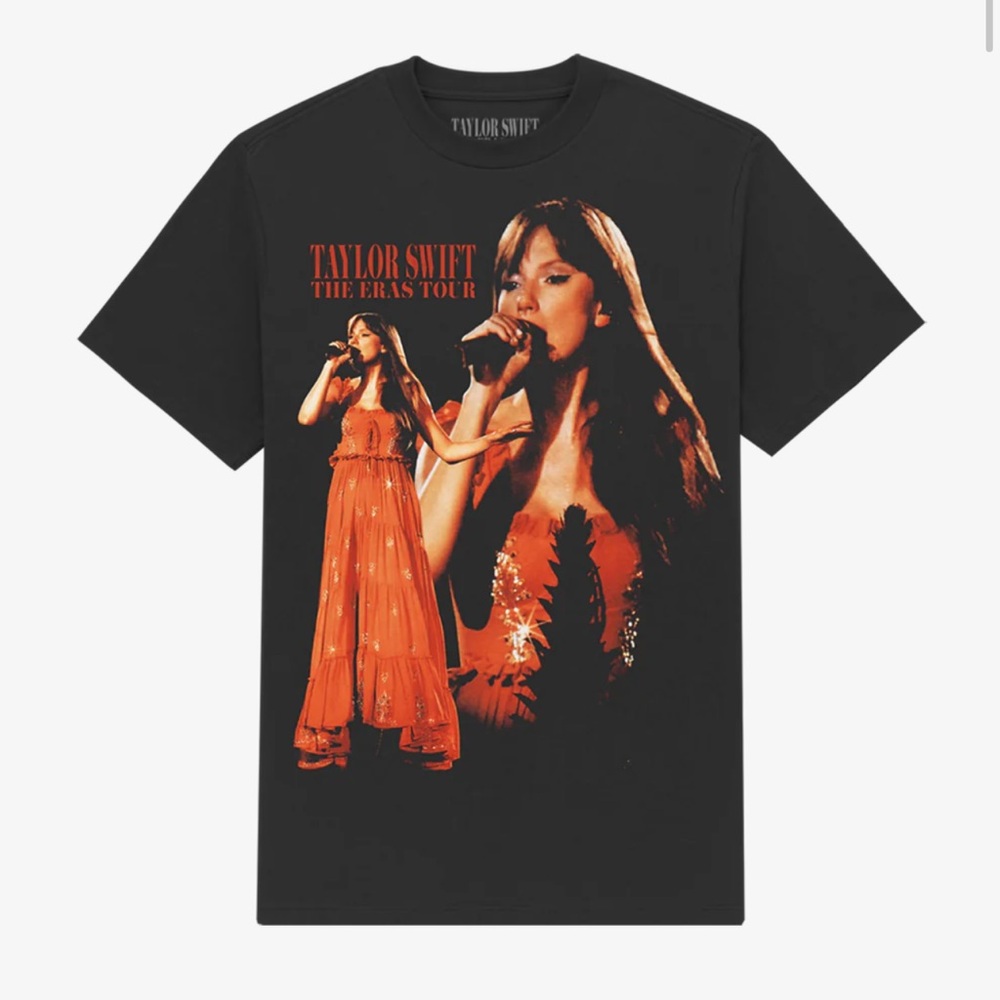 Taylor Swift The Eras Evermore Black XXL Shirt